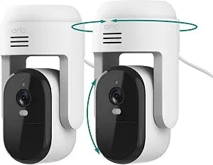 Arlo Essential Outdoor Pan Tilt Zoom Security Camera 2K Wired - 2-Cam