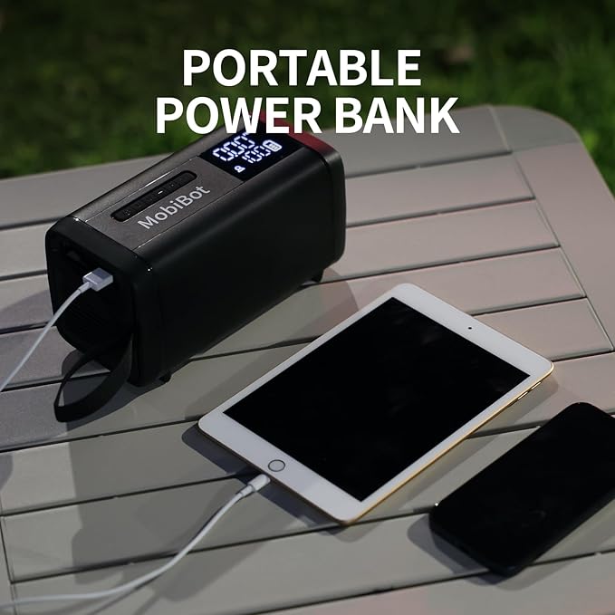 4-in-1 Jump Starter with Dual Cylinder Air Compressor,Dual Power Supply 12V DC and Built-in 20000mAh PD 65W PowerBank,4000A Portable Car Battery Charger,160 PSI Cordless Tire Inflator Air Pump