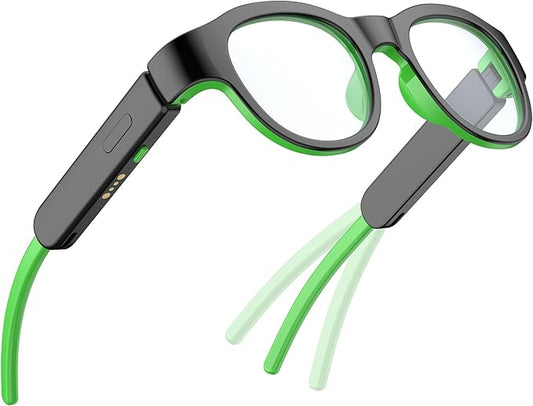 Kids Blue Light Glasses with Bluetooth Audio,Smart glasses,RGB 7-color light, Kids Smart Glasses Gifts