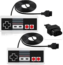 NC Classic NES Controllers for NES 8 Bit Entertainment System Console Control Pad(2PCS) - Image 1