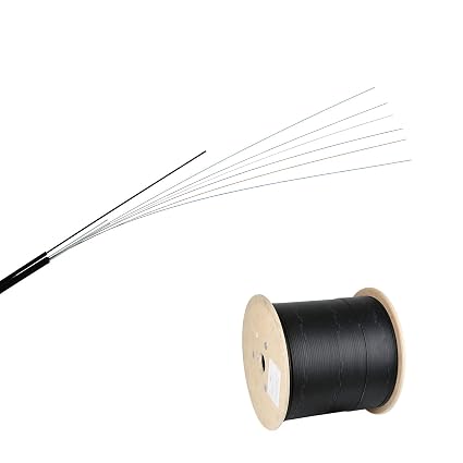 6 Cores Fiber Optic Outdoor Drop Cable, Figure-8 Aerial Drop Cable