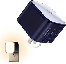 USB C Charger Block, Type C Charger Fast, 45W GaN Touch-Control Night Light - Image 1