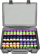 FULLCASE Flash Drive Case USB Memory Stick SD Card Storage Organizer- Holds 104pcs Thumb Drive Electronic Accessories Holder for Sandisk/for Samsung/for Inland/for PNY/for Netac (Gray) - Image 1