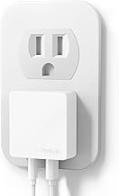 Nekmit Flat USB C Wall Charger, 45W Dual Port PPS Fast USB Charger Block(1*USB-C & 1*USB-A), Slim USB C Wall Plug for iPhone 17/16 and More Series, MacBook Air, iPad - Image 1