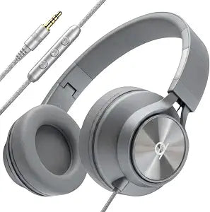 ARTIX Wired Headphones for Kids & Adults - Built-in Mic & Volume Control, Kids Headphones for School & Travel, Girls & Boys Head Phones for Computer, iPad, Chromebook, Tablet, Laptop 3.5mm Aux Cord