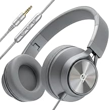 ARTIX Wired Headphones for Kids & Adults - Built-in Mic & Volume Control, Kids Headphones for School & Travel, Girls & Boys Head Phones for Computer, iPad, Chromebook, Tablet, Laptop 3.5mm Aux Cord - Image 1