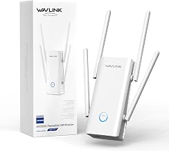 WAVLINK AX3000 WiFi 6 Extender - Internet Extender WiFi with 5 High-Gain Antennas & Beamforming, Dual Band Whole Home Coverage, Gigabit Port, Repeater/AP/Router Mode for 256 Devices - Image 1