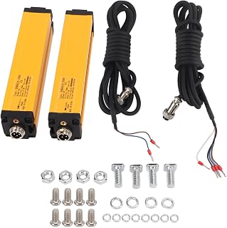 Safety Light Curtains BEM0620-30NB 20mm Beam Spacing Aluminum Alloy Body Far Infrared Light Screen Sensor Light Grating Security Device Punching Machine Protector NPN/NC