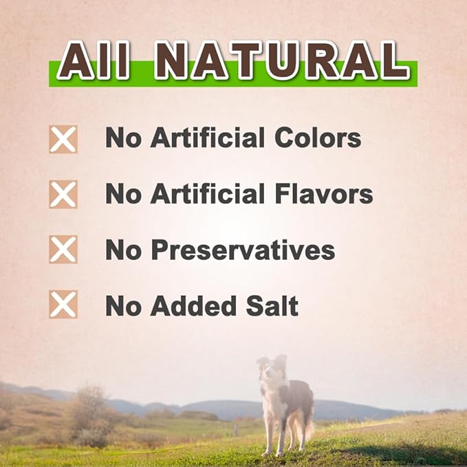 AFreschi Turkey Tendons for Dogs, USA-Sourced, Healthy Dog Treats, Rawhide-Free Puppy Chews, Long Lasting, All Natural, Hypoallergenic Dog Treats for Medium Breeds, 8 oz Pack Braid (M)