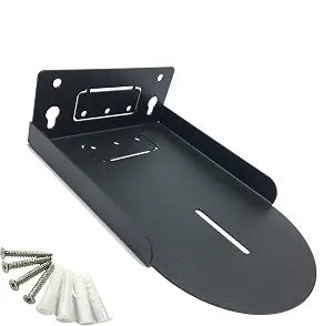 Portable Electronic Device Mount, Black, Wall Mount Bracket, Compatible with PTZ Cameras, Loading Weight Capacity: 8 Pounds