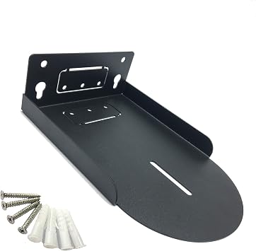 Portable Electronic Device Mount, Black, Wall Mount Bracket, Compatible with PTZ Cameras, Loading Weight Capacity: 8 Pounds