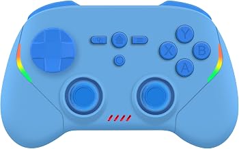 Joso Mobile Gaming Controller, Wireless Game Controller for iPad/Tablet/iPhone/Android/Switch/Switch 2/Lite/OLED/PC, Handheld Gamepad with Hall Effect Joysticks/Triggers/6-Axis Gyro - Blue
