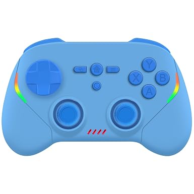 Joso Mobile Gaming Controller, Wireless Game Controller for iPad/Tablet/iPhone/Android/Switch/Switch 2/Lite/OLED/PC, Handheld Gamepad with Hall Effect Joysticks/Triggers/6-Axis Gyro - Blue