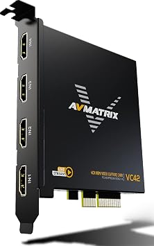 AVMATRIX 1080p60 HDMI to 4-PCI-E Capture Card