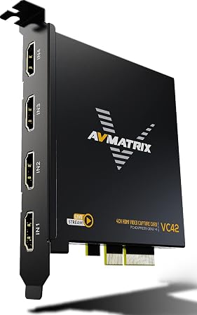 AVMATRIX 1080p60 HDMI to 4-PCI-E Capture Card