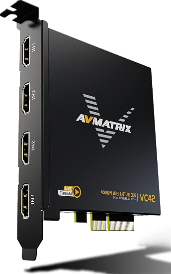 AVMATRIX 1080p60 HDMI to 4-PCI-E Capture Card