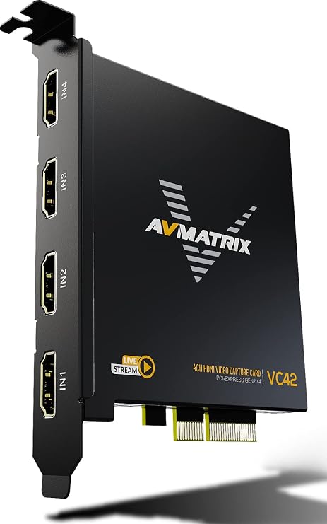 AVMATRIX 1080p60 HDMI to 4-PCI-E Capture Card