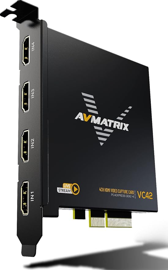 AVMATRIX 1080p60 HDMI to 4-PCI-E Capture Card