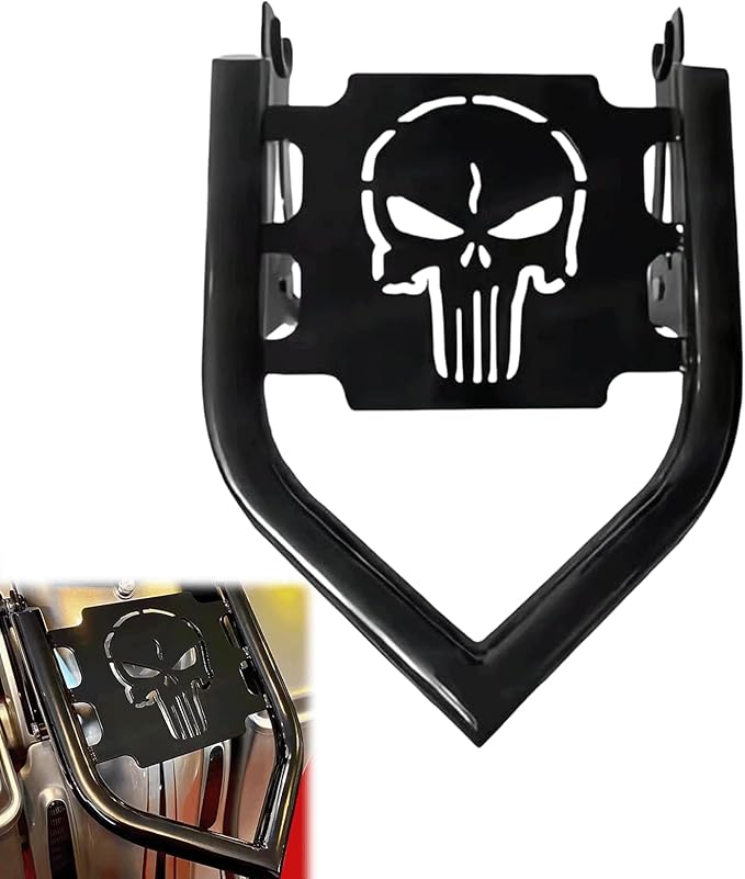 Detachables Luggage Rack for Harley Street Glide, Road King, Road Glide, Electra Glide, Touring 2009-2025 Models (Rear Grab Handles Bracket Kit)