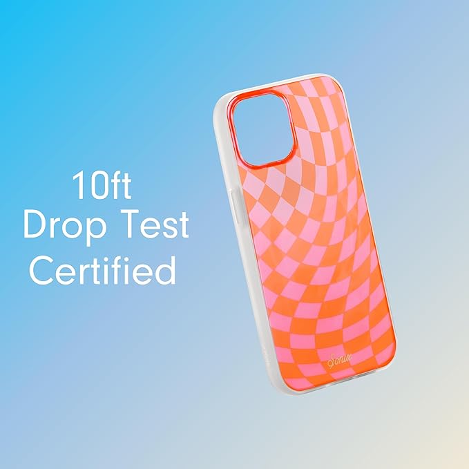 Sonix Case for iPhone 15 Pro Max | Compatible with MagSafe | 10ft Drop Tested | Checkered | Checkmate Pink