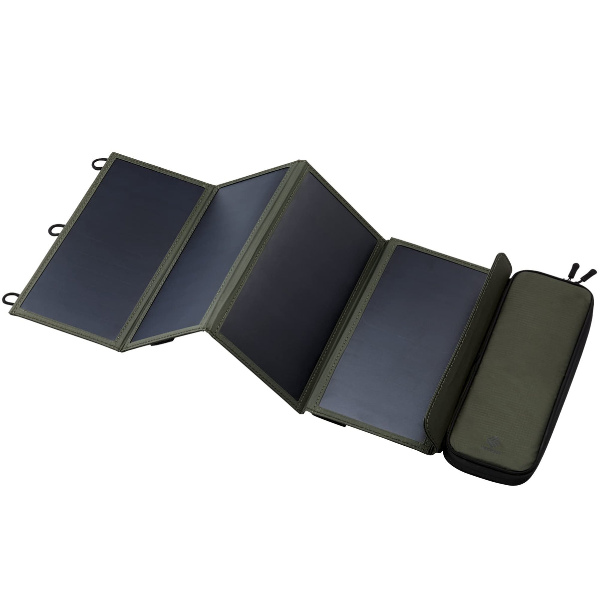 ELECOM NESTOUT Portable Solar Panel, Dual USB-A Port | Charging & Powe - Image 1
