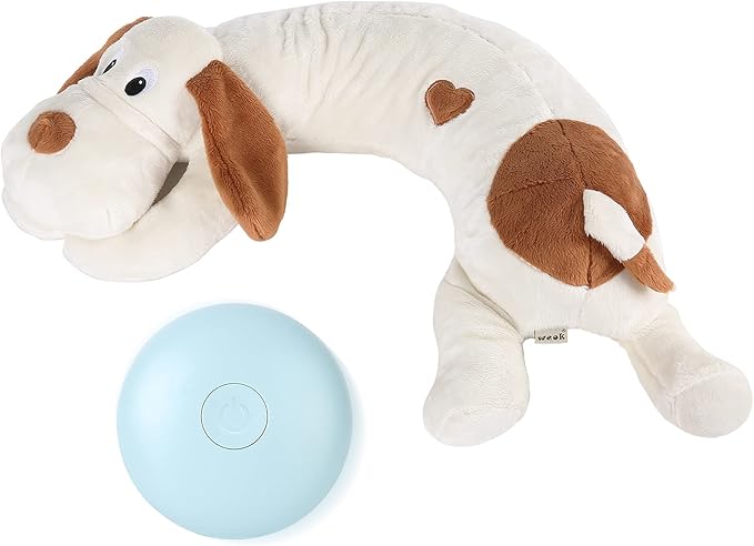 Heartbeat Dog Toy for Puppy- Helps for Dog Anxiety Relief and Calming Aid, Stuffed Animal Anxiety Calming Behavioral Aid Puppy Heartbeat Toy Sleep aid for Dogs Cats Pets