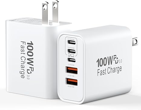 USB C Charging Blocks, 100W USB Type C iPhone 18 Pro Max Super Fast Charger