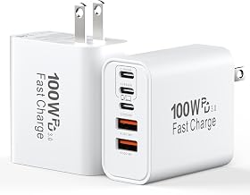 USB C Charging Blocks, 100W USB Type C iPhone 18 Pro Max Super Fast Charger - Image 1