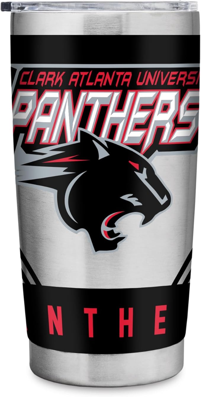 Rico Industries NCAA 20oz Stainless Steel Tumbler with Lid - Great For Coffee, Tea, Water or Cocktails