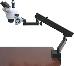 AmScope SM-6TX Trinocular Stereo Zoom Microscope, 3.5X-45X Magnification - Image 1