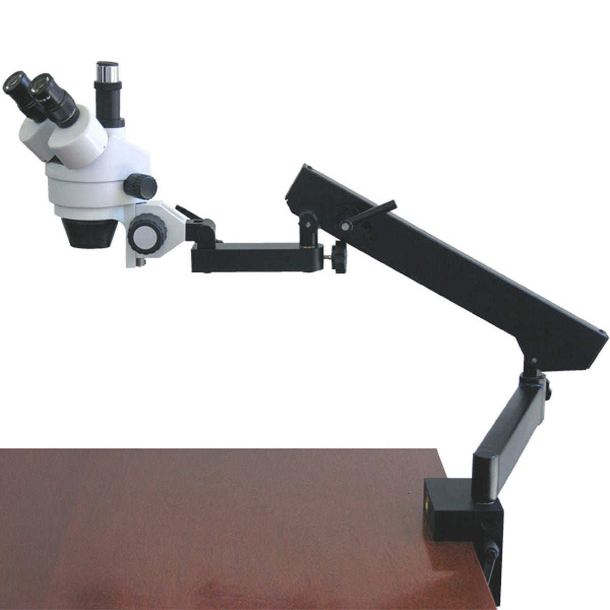 AmScope SM-6TX Trinocular Stereo Zoom Microscope, 3.5X-45X Magnification