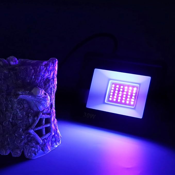 3D Printer UV Resin Curing Ligh for SLA/DLP/LCD 3D Curing, Featuring 180° Rotating Stand, 405nm UV Lamp for Curing Photosensitive Eesin, DIY Curing and 3D Parts Curing, 30W Output Affect