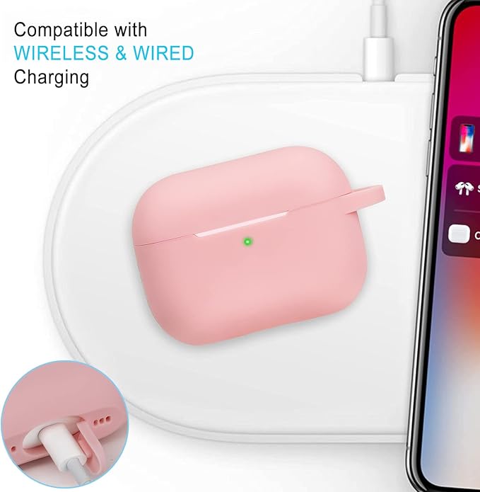 Case for Airpods Pro 2 Case with Cute Bling Keychain, Silicone Protective Case Cover for Airpods Pro 2nd Generation Case Earbuds Cases Women Girls