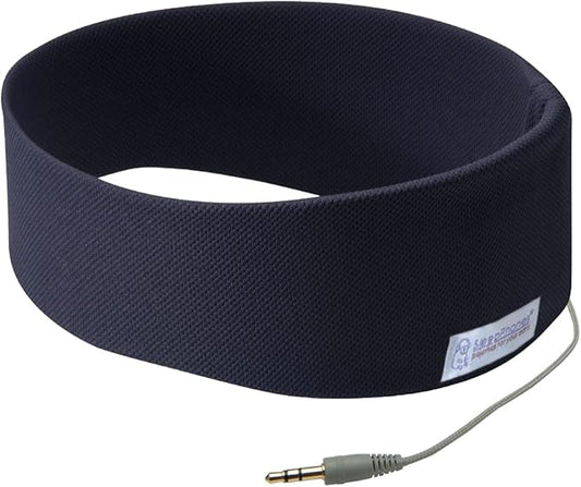 AcousticSheep SleepPhones Classic | Corded Headphones for Sleep, Travel, and More | The Original and Most Comfortable Headphones for Sleeping (Nighttide Navy - Breeze Fabric, Small)