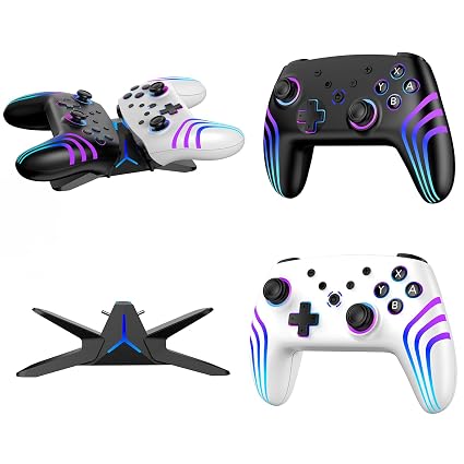 VidPPluing 2 Pack Switch Controllers with Charging Dock
