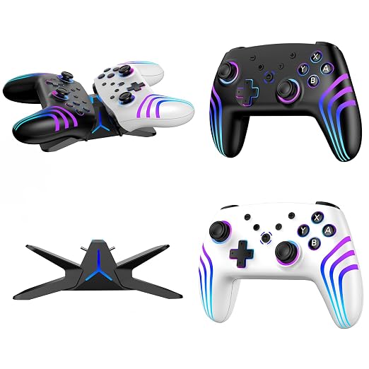 VidPPluing 2 Pack Switch Controllers with Charging Dock