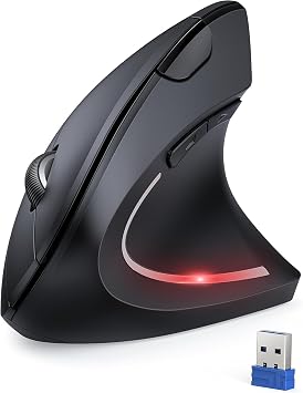 TECKNET 2.4G Ergonomic Mouse Vertical Wireless 4800 DPI Carpal Tunnel Mouse - Image 2