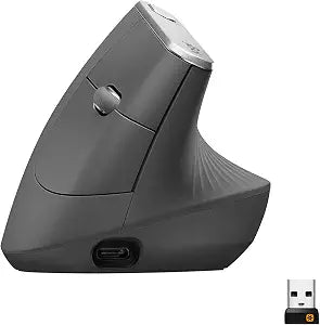 Logitech MX Vertical Wireless Mouse Ergonomic Design - Graphite - Image 1
