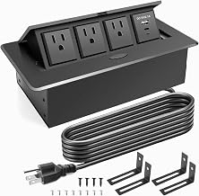 Conference Table Power Hub, Pop Up Outlet with Mounting Bracket - Image 1