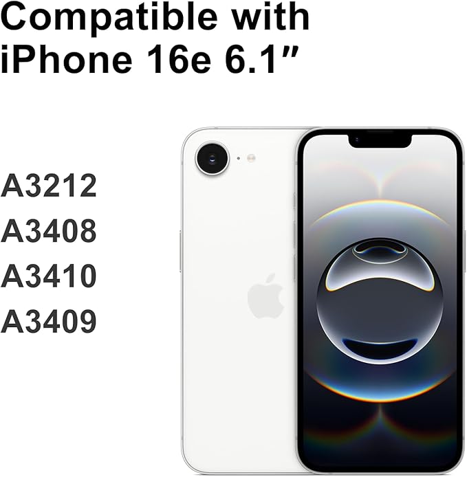 LL TRADER Screen Replacement for iPhone 16e 6.1" LCD Retina FHD Display COF Touch Screen Digitizer with Repair Tool Kits, Waterproof Tape, Screen Protector