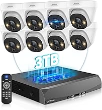 4K Wired Security Camera System Outdoor, POE Video Surveillance Systems