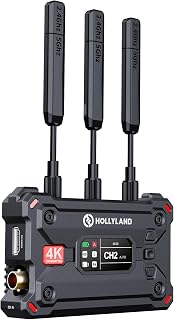 Hollyland Pyro S TX Wireless Video Transmitter HDMI SDI 4K30/1080p60 1300ft Los Range 50ms Latency Up to 4 Receiver, Auto Dual-Band Hopping (ADH), Smart Channel Scan, Live Stream (Transmitter Only) - Image 1