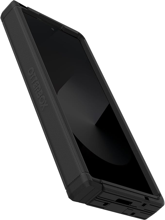 OtterBox Galaxy Z Fold6 Defender Series XT Case - Black, screenless, Rugged Hinge Protection, Lanyard Attachment, PowerShare and Wireless Charging Compatible