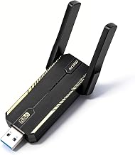 WiFi 6 USB Adapter, Plug and Play, 1800Mbps, Dual Antennas, Windows 11/10 - Image 1