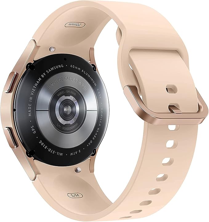 SAMSUNG Galaxy Watch 4 40mm R860 Smartwatch GPS Bluetooth WiFi (US Version) (Pink) (Renewed)