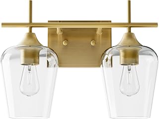 VONLUCE 2 Light Bathroom Vanity Light Fixture,Brushed Gold - Image 1
