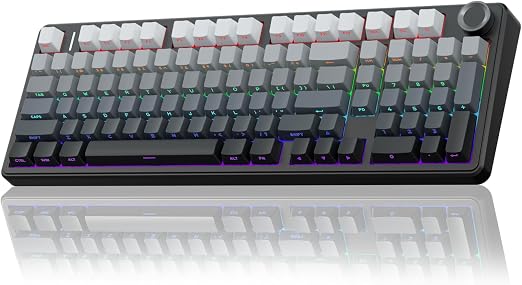 AULA F99 Pro Wireless Mechanical Keyboard with Number Pad, Knob, 99 Keys