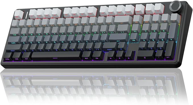 AULA F99 Pro Wireless Mechanical Keyboard with Number Pad, Knob, 99 Keys