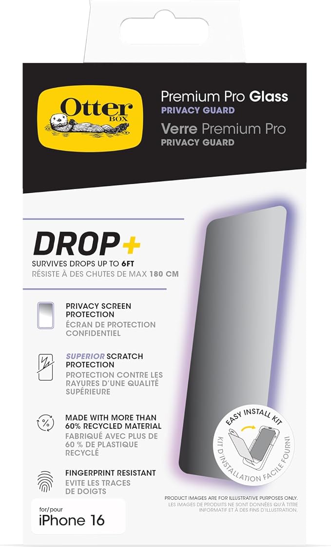 OtterBox iPhone 16 Premium Pro Glass Privacy Guard