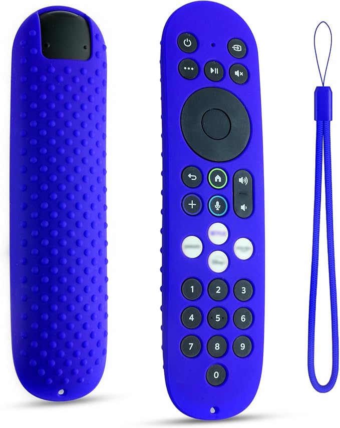 Silicone Remote Cover Compatible with Xumo RC-PR3 Smart Voice Streaming Control, Protective Case for Xumo Stream Box 4K, Spectrum 4K Stream Box (Blue)
